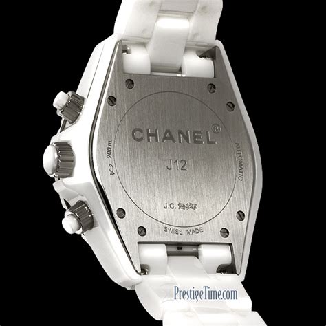 back of chanel j12 watch